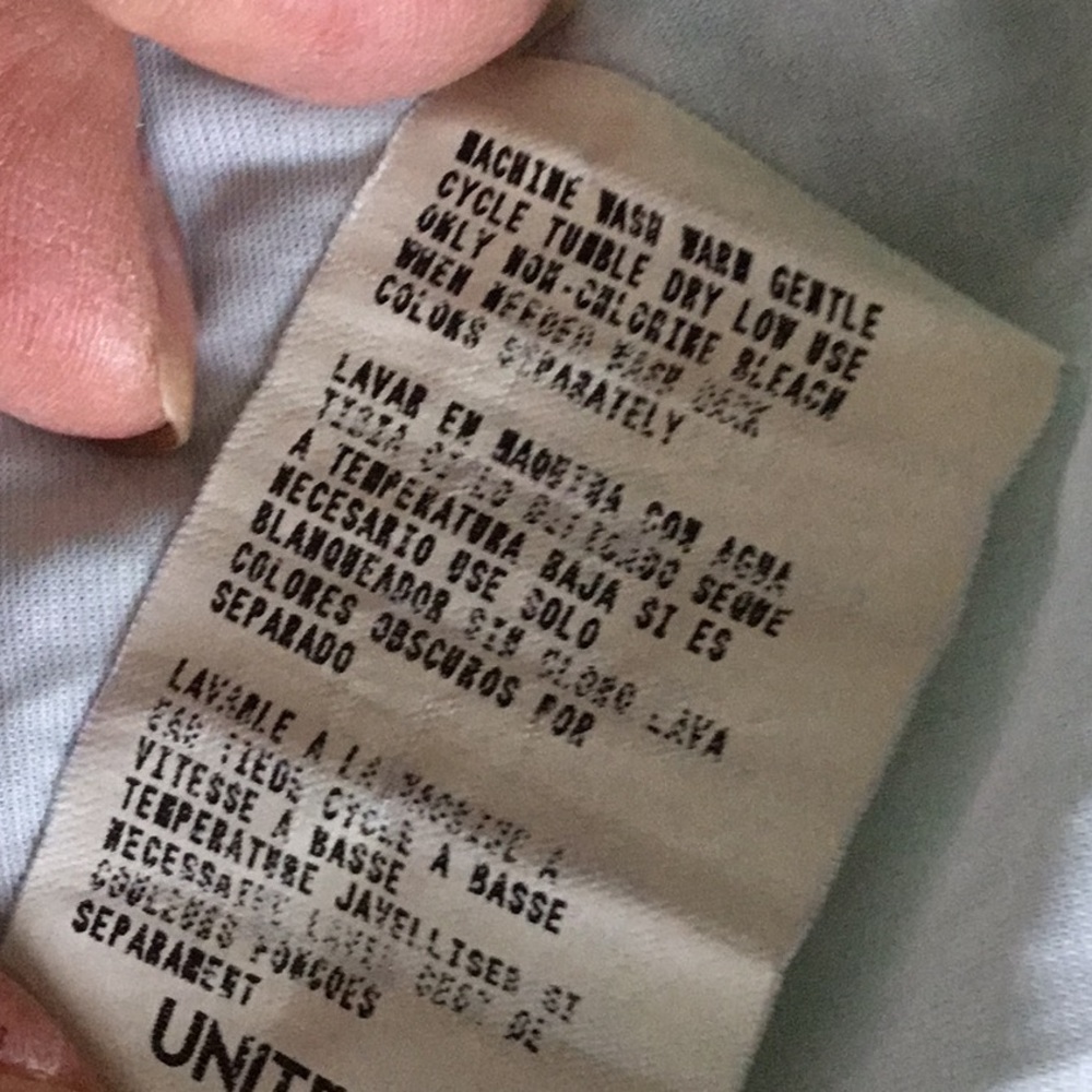 Miss Elaine  Soft Aqua Nightgown Size Med - Picture 6 of 6